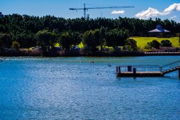 Beautiful Lake at Sydney Olympic Park, Australia