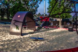 Kids park with play equipment