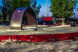 Kids park with play equipment