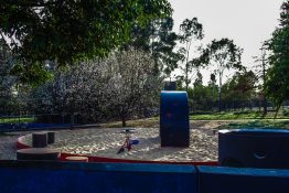 Kids park with play equipment