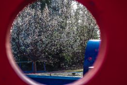 Kids park with play equipment