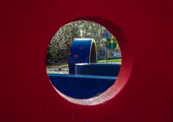 Kids park with play equipment