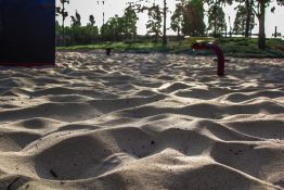 Kids park with play equipment