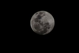 Full moon on a clear night