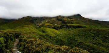 View of Mt Taranaki at New Plymouth - New Zealand