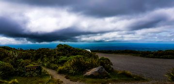 View from Mt Taranaki at New Plymouth - New Zealand