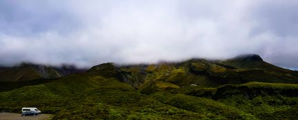 View of Mt Taranaki at New Plymouth - New Zealand