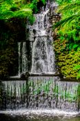 Amazing man made waterfall at New Plymouth in New Zealand