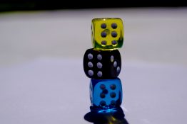 Stacked dices