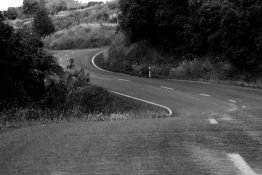 Riding on a curvy road