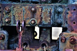 Rusted machine