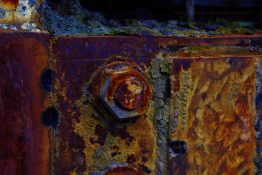 Rusted machine