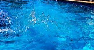 Swimming pool at a club house